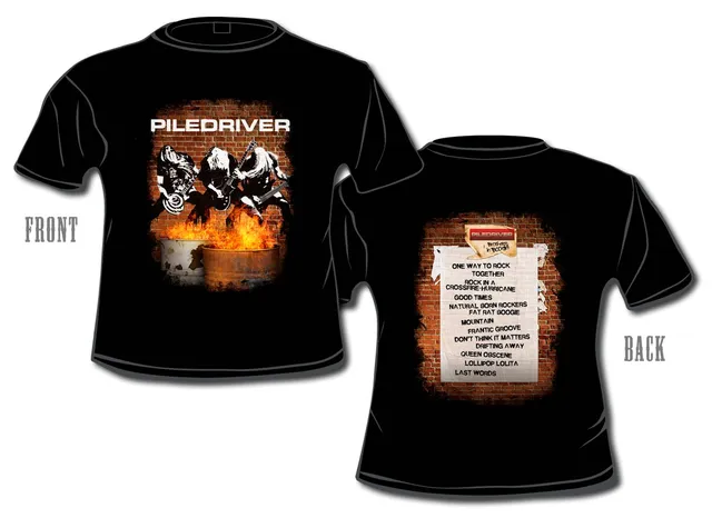Piledriver T-Shirt uomo cotone taglie M L