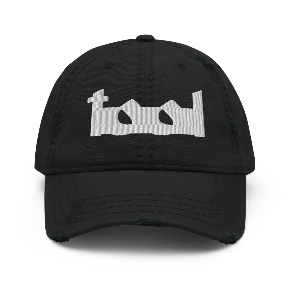 Tool Lateralus Cappello dad hat nero cotone distressed