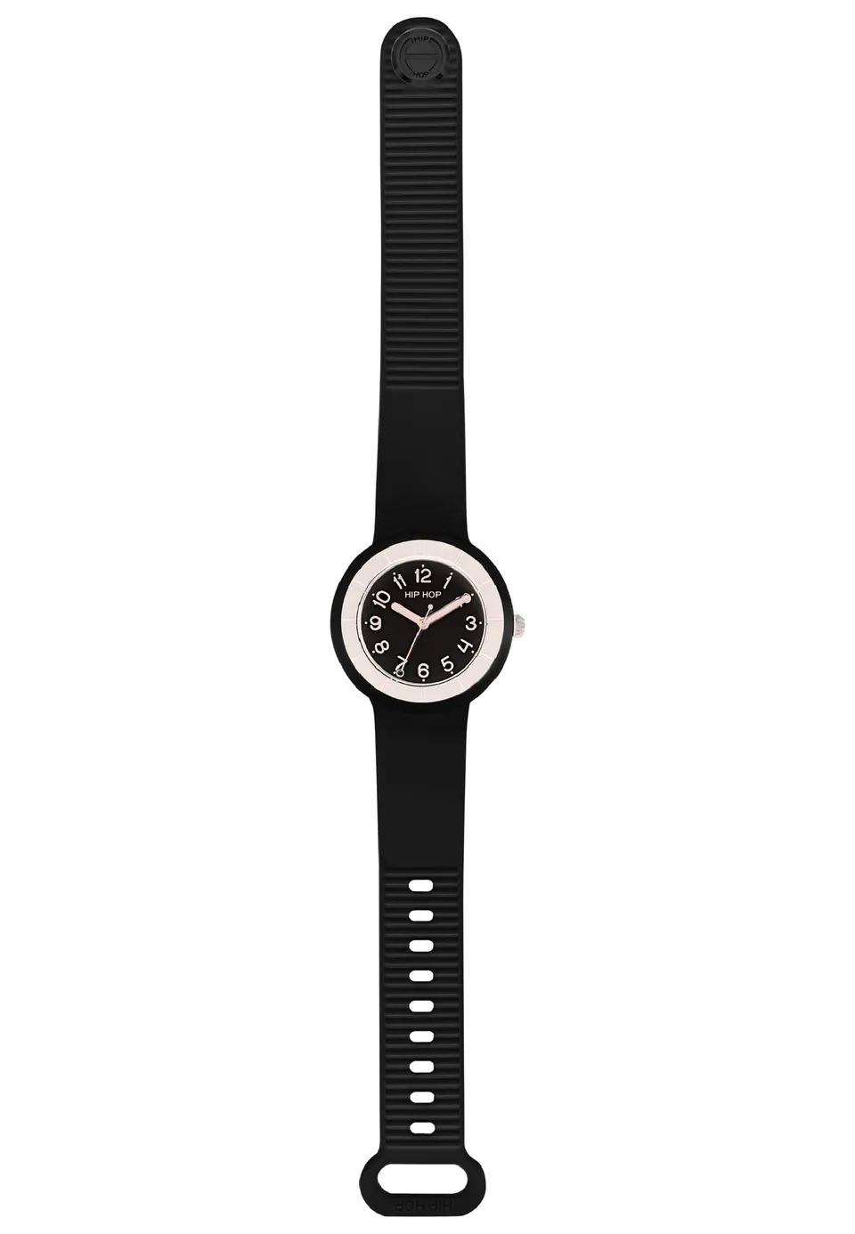 Hip Hop Hero.Dot orologio donna 34 mm nero silicone