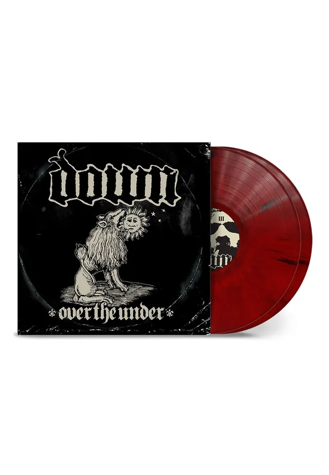 Down Over The Under vinile rosso nero marmorizzato 2LP