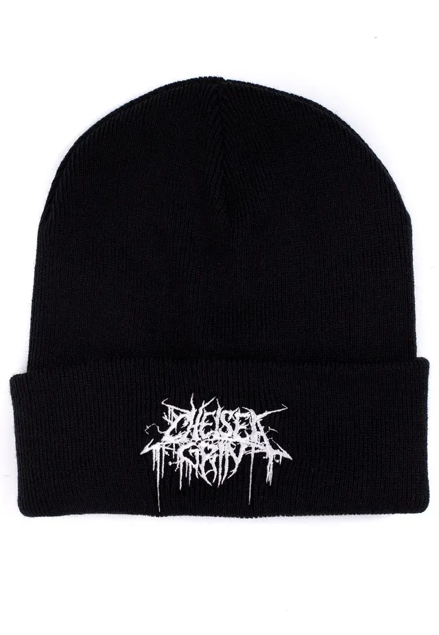 Chelsea Grin Logo berretto nero taglia unica deathcore