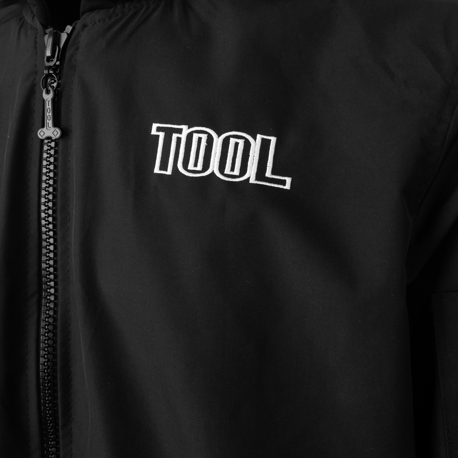 Tool Wrench giacca bomber uomo nero con cappuccio Large