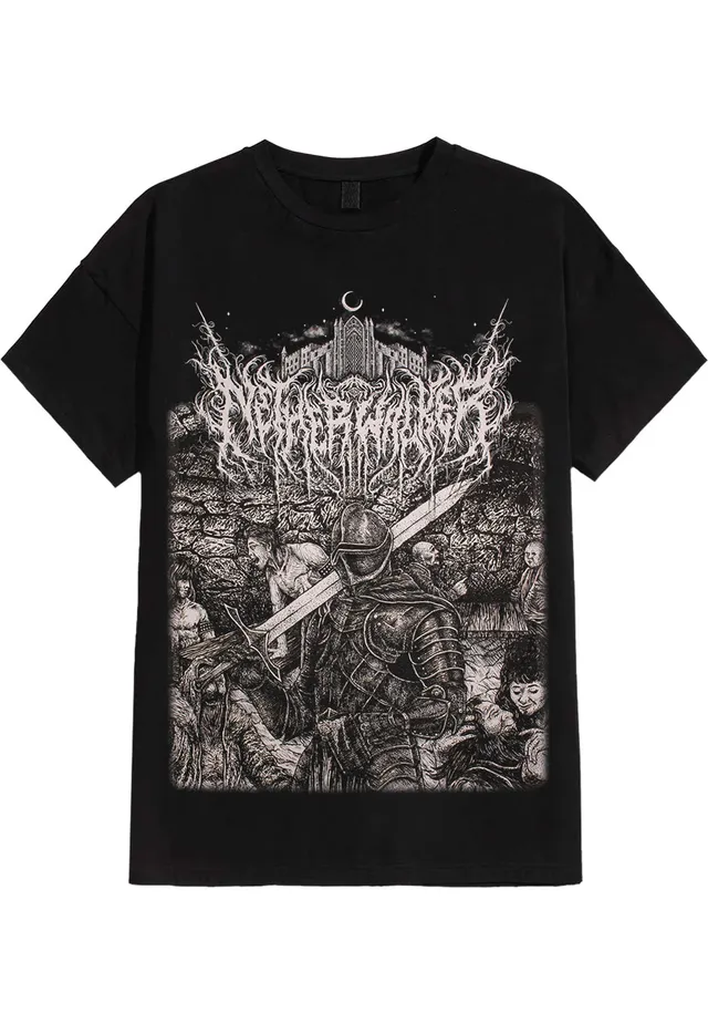 Netherwalker Tavern maglietta nera uomo manica corta