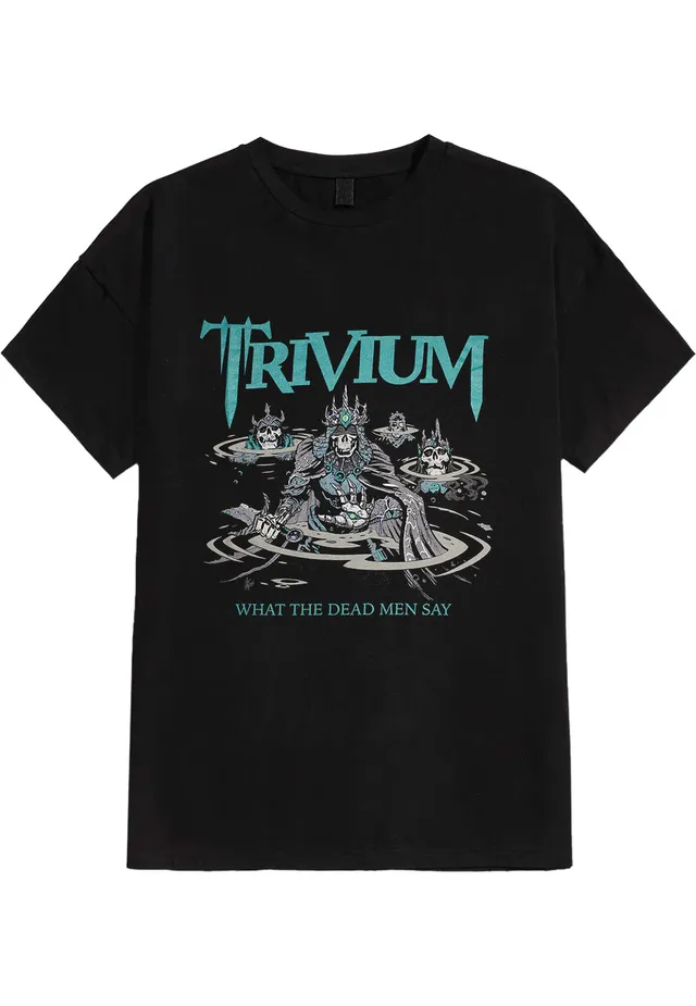 Trivium Dead Men Say maglietta nera uomo taglia L metalcore