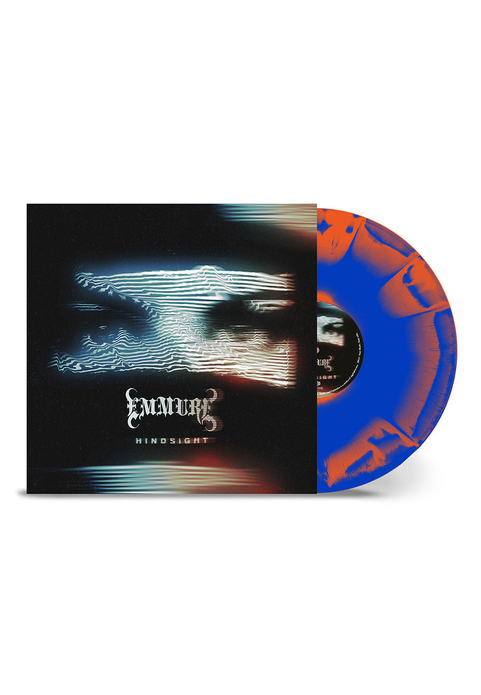 Emmure Hindsight vinile LP sunburst arancione blu limited