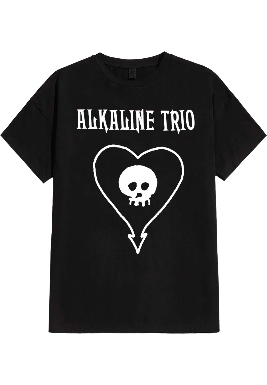 Alkaline Trio Classic Heartskull T-Shirt nera uomo