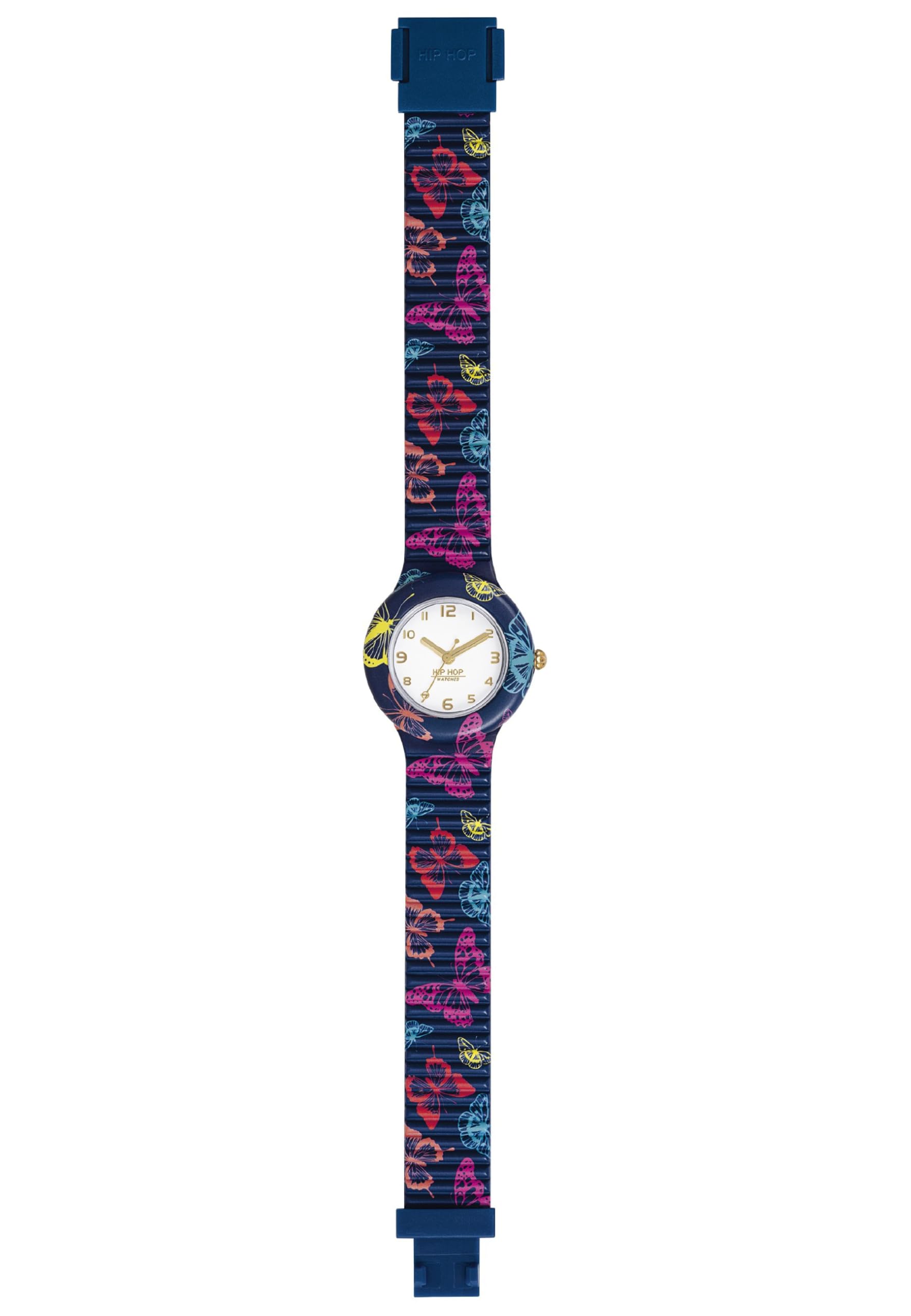 Hip Hop Animals Addicted Butterfly orologio bianco 32 mm