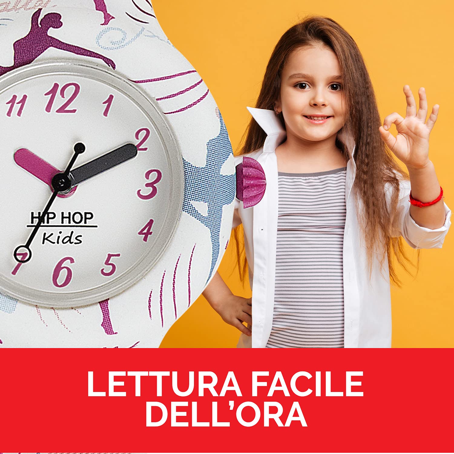Hip Hop Kids Fun Unicorn orologio bambina bianco 28 mm