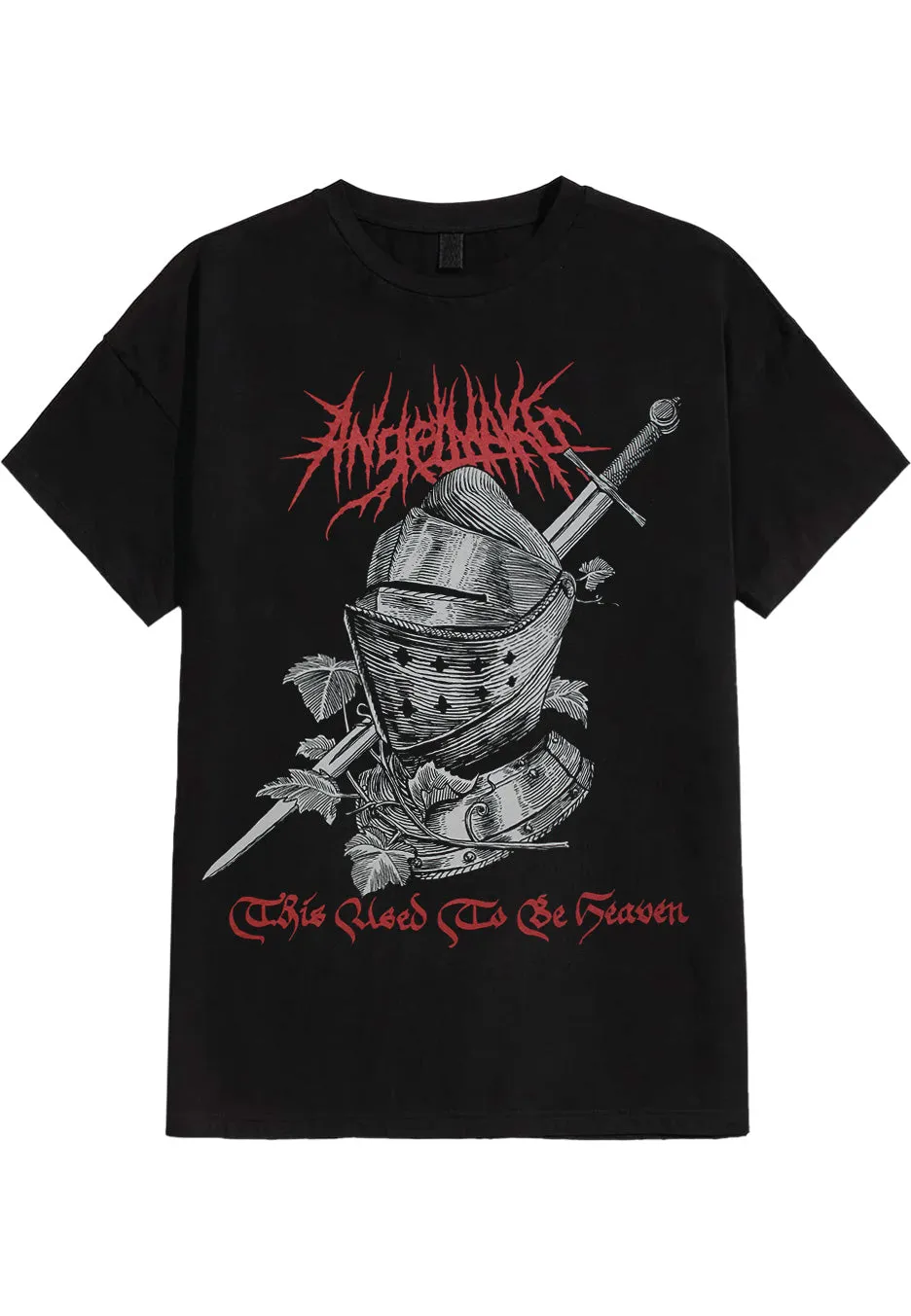Angelmaker Knight Helmet T-Shirt nera deathcore