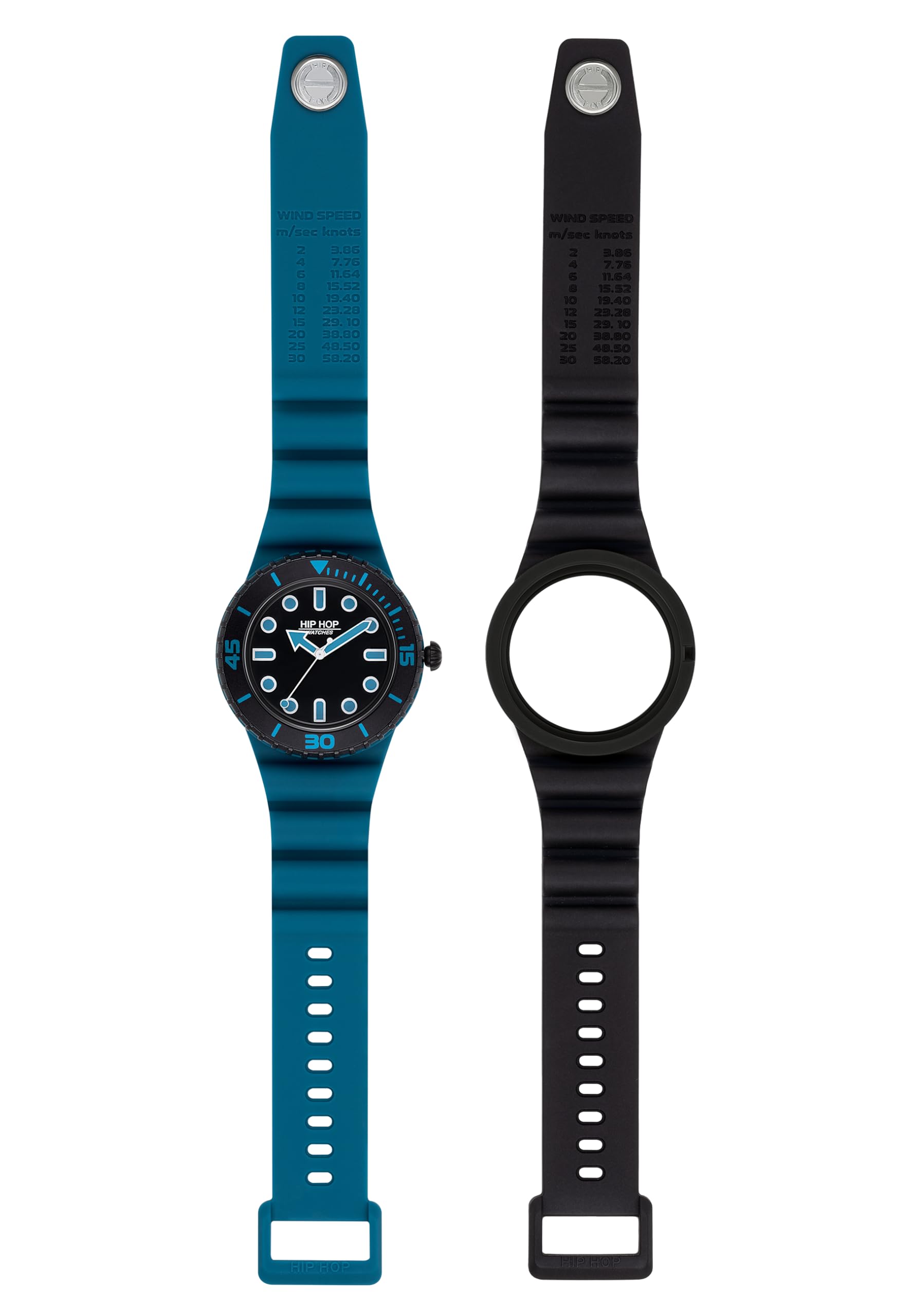 Hip Hop Master Orologio Uomo Giallo 41 mm Silicone