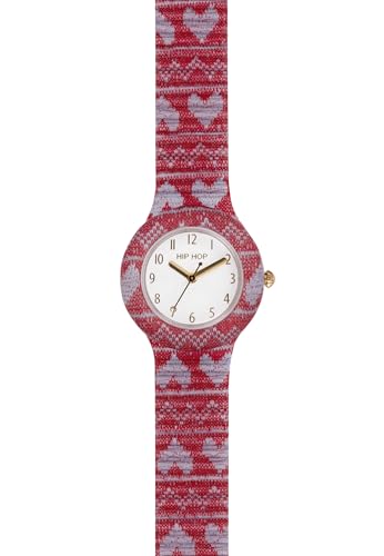 Hip Hop Love Me Yes Orologio Donna Cuori Rosso 32 mm