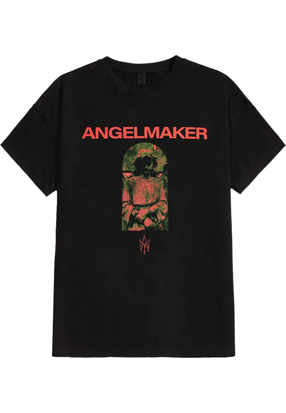 Angelmaker Thou Shall Not T-Shirt nera uomo taglia L