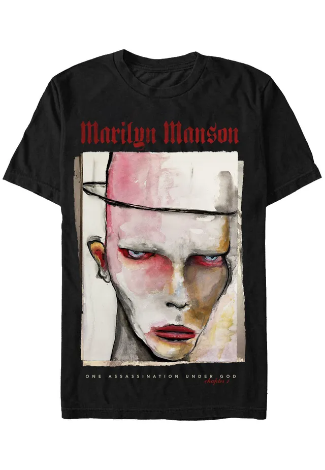 Marilyn Manson One Assassination t-shirt nera manica corta