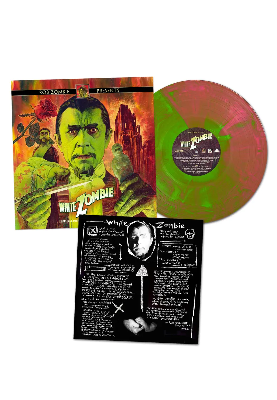 Rob Zombie White Zombie OST vinile colorato verde rosa