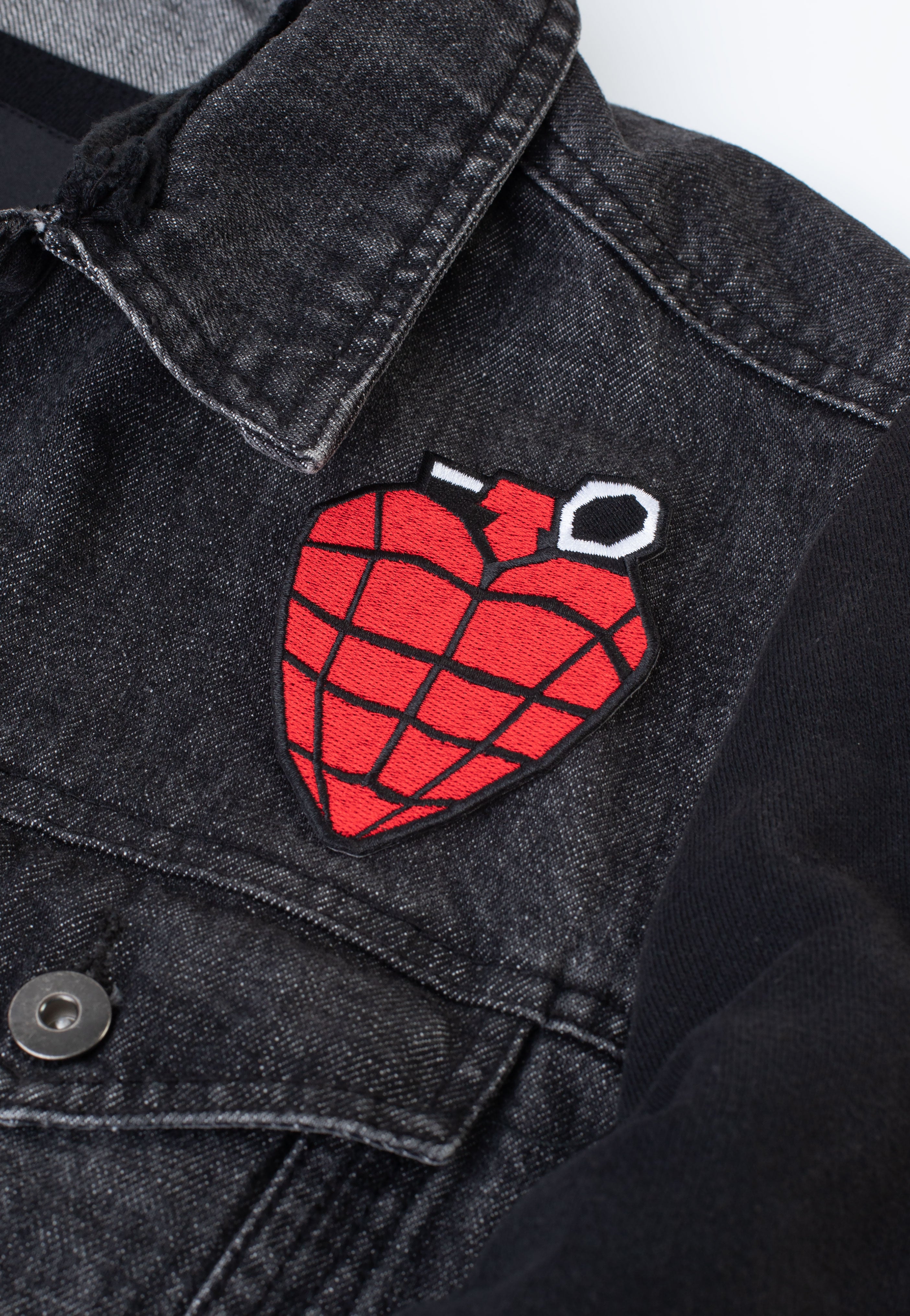 Green Day Grenade Patch toppa rossa poliestere