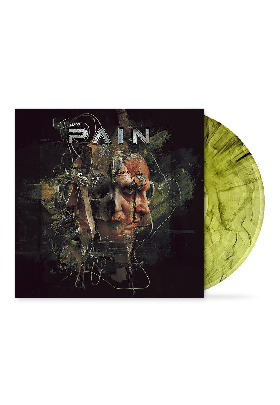 PAIN I Am vinile LP transparent green/black smoke edizione limitata