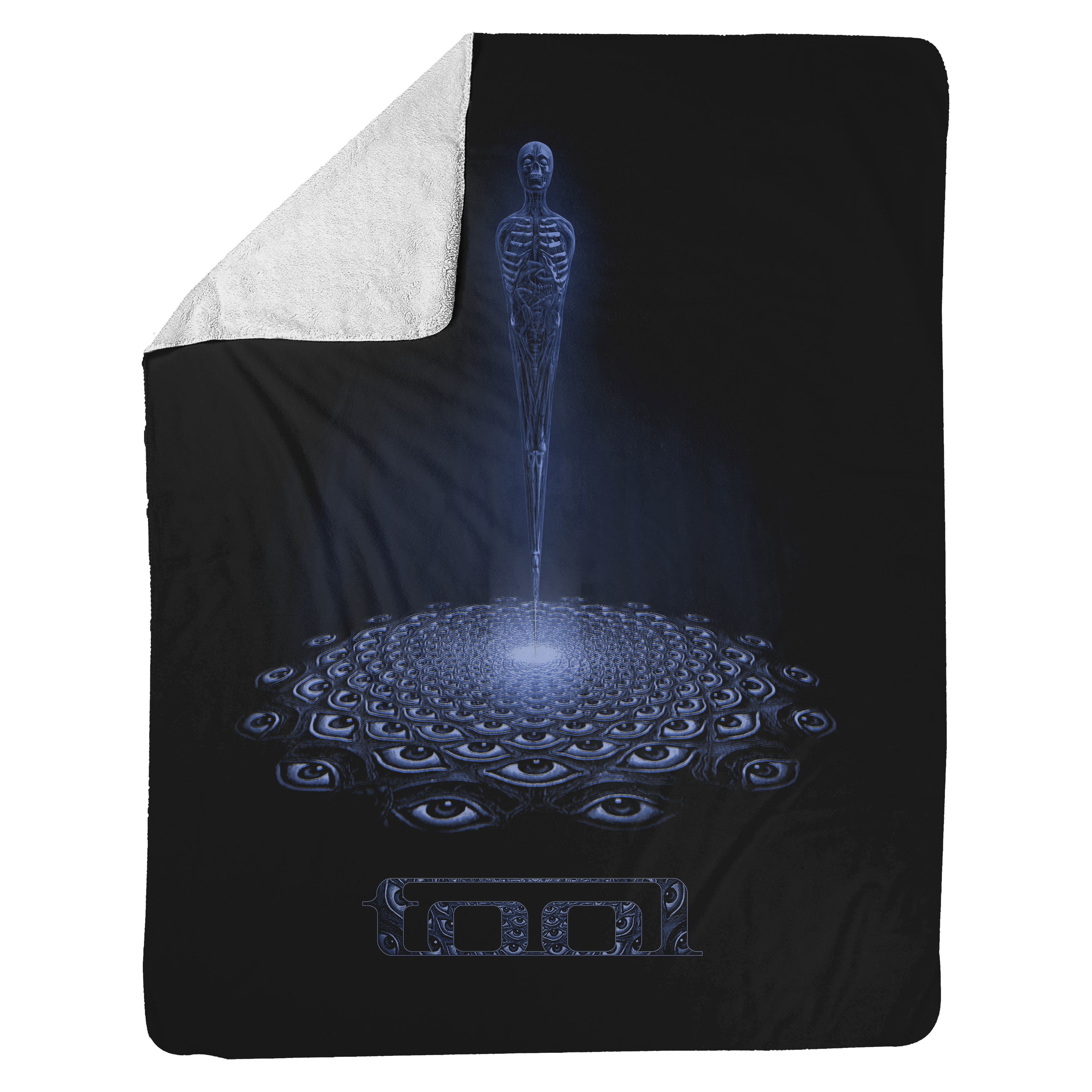 Tool Blue Spectre Coperta Plaid Sherpa 50x60