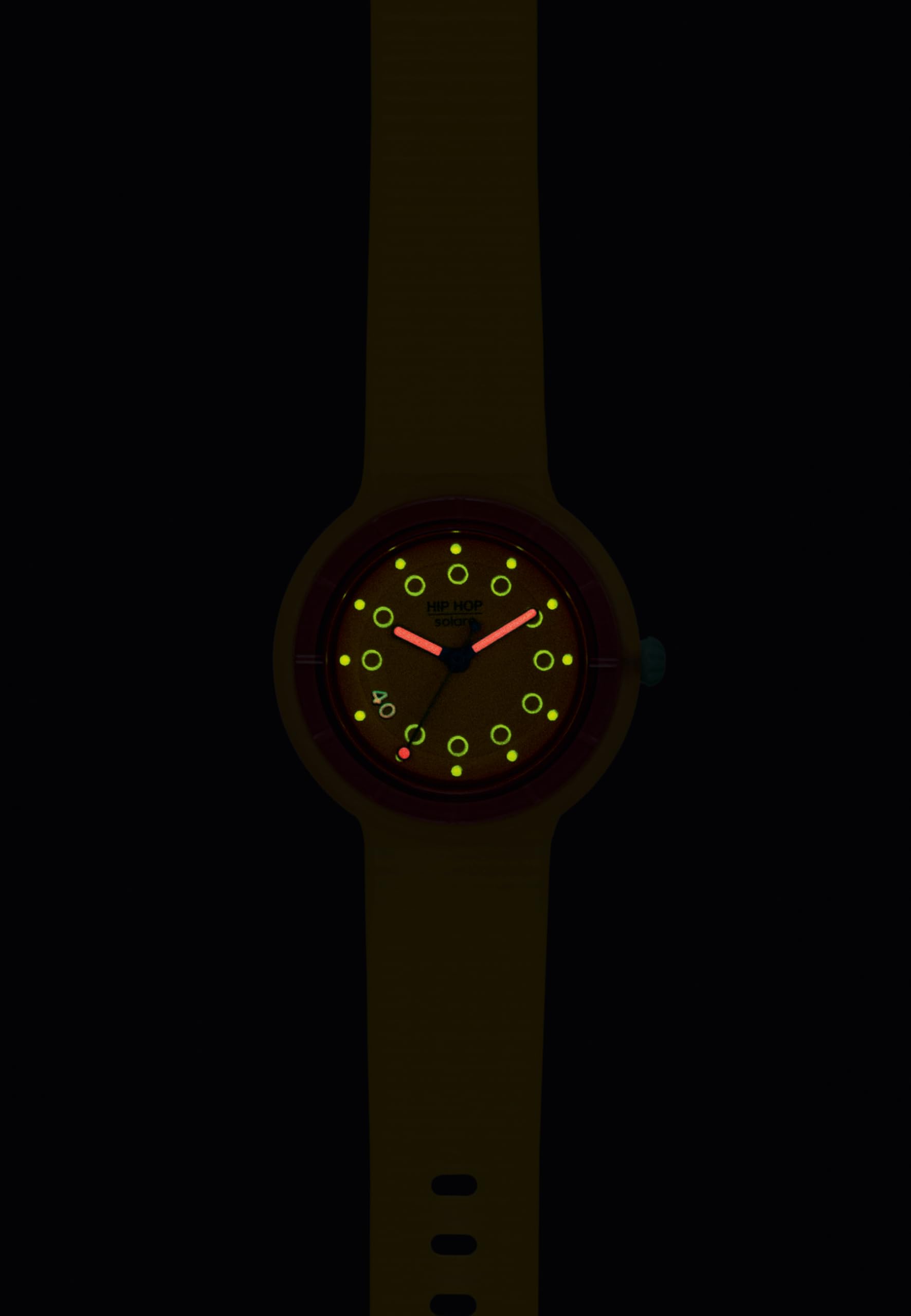 Hip Hop Hero.Dot Solar orologio donna giallo solare 34 mm 40 anni