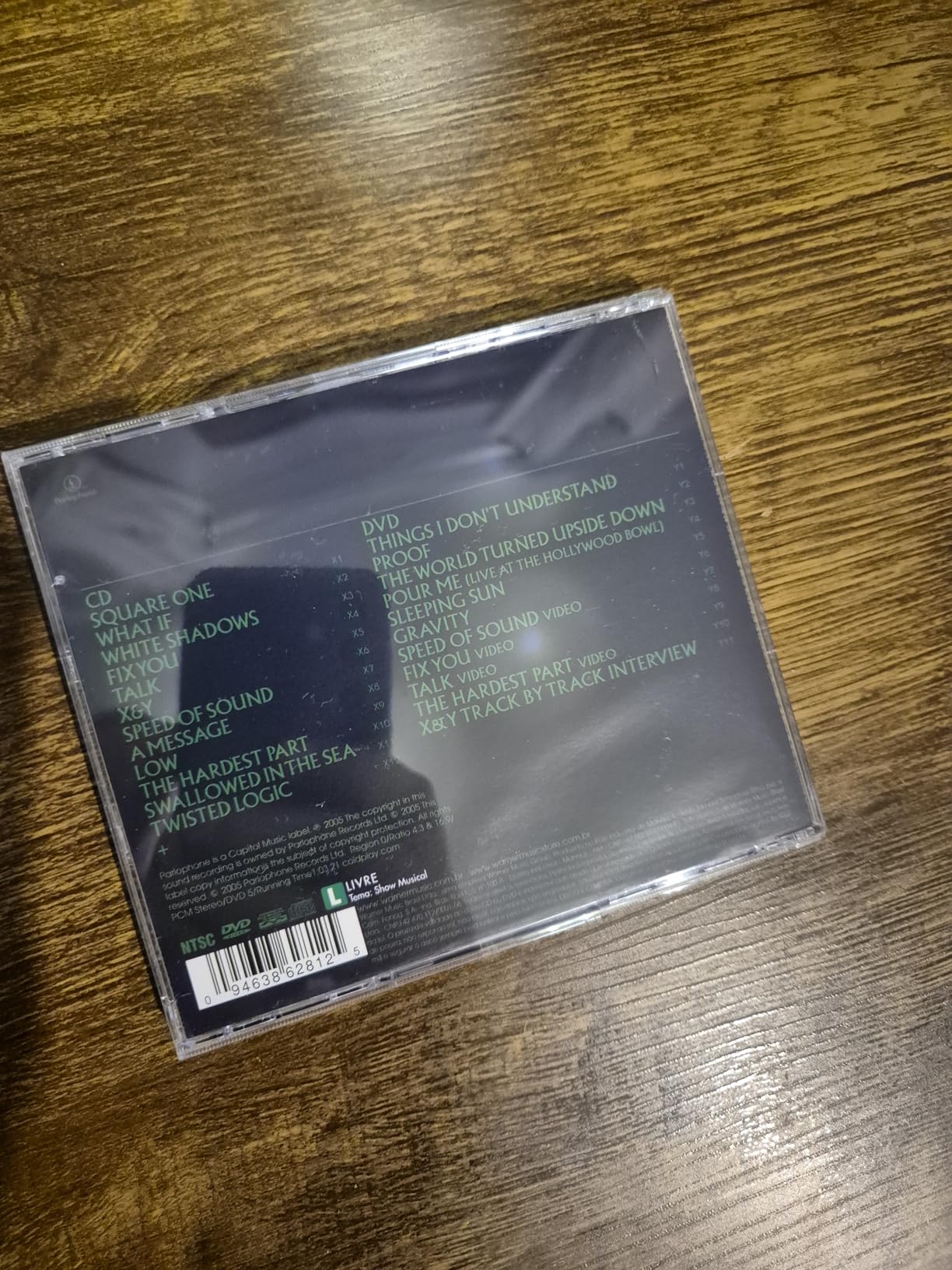 Coldplay X&Y CD album jewel case 13 brani Fix You