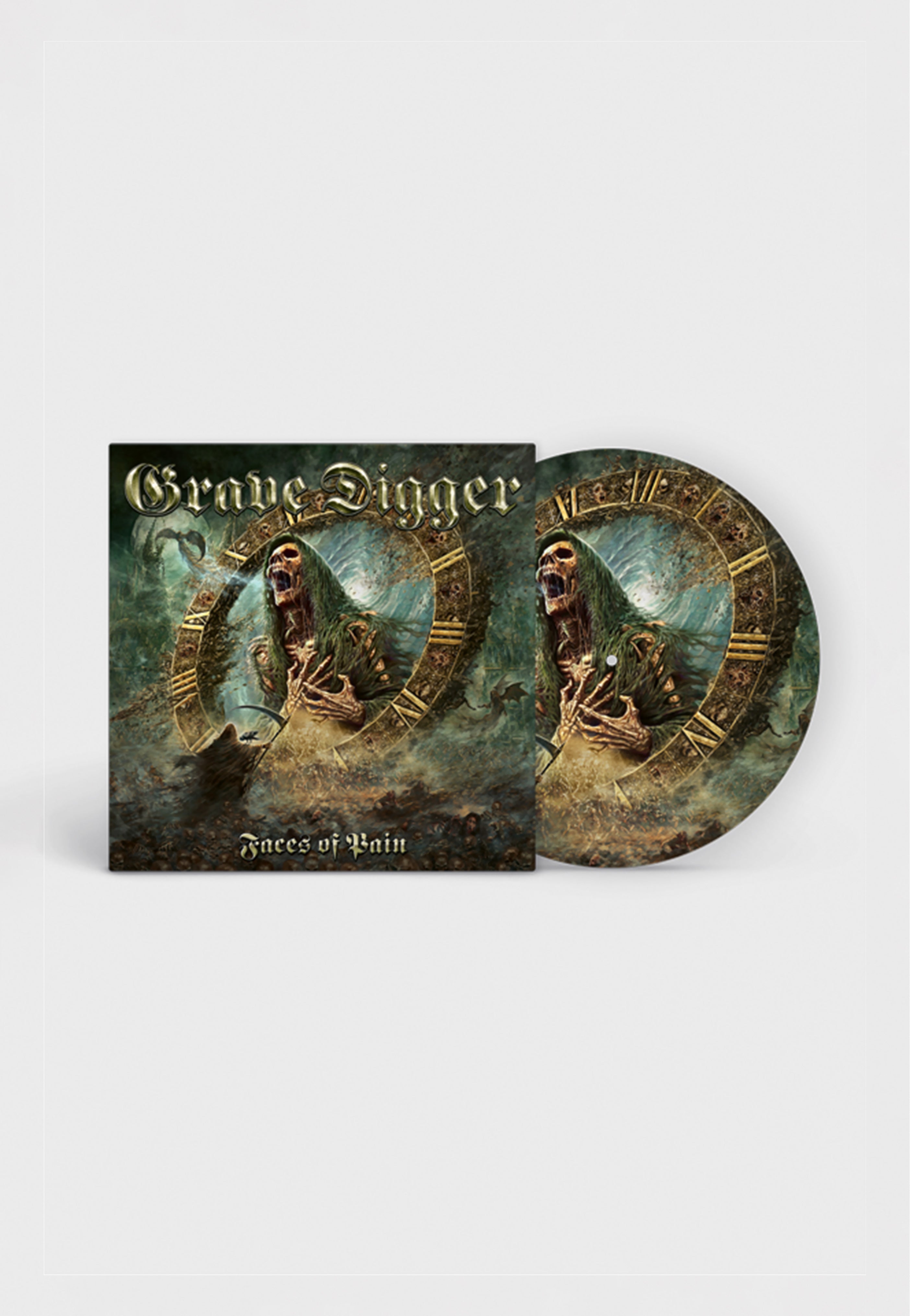 Grave Digger Faces Of Pain Picture Vinile LP limitato