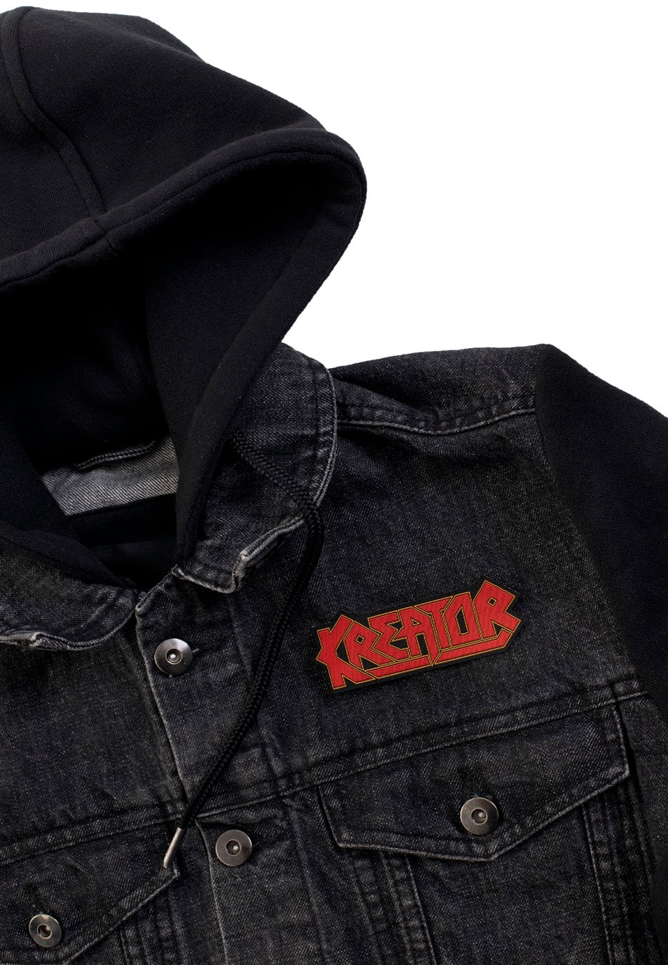 Kreator Logo Cut-Out patch rossa onesize