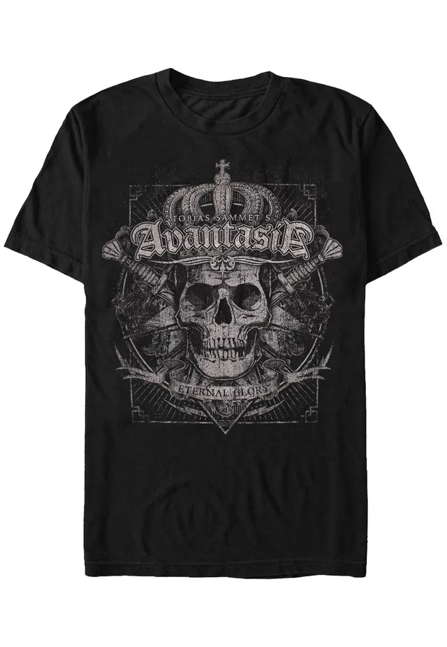 Avantasia Crowned Skull t-shirt nera uomo manica corta