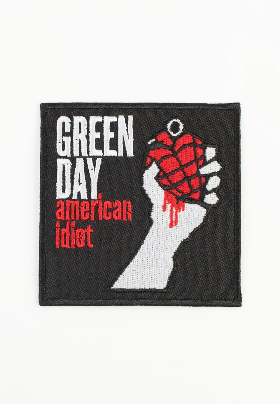 Green Day American Idiot Patch Toppa Nera Taglia Unica