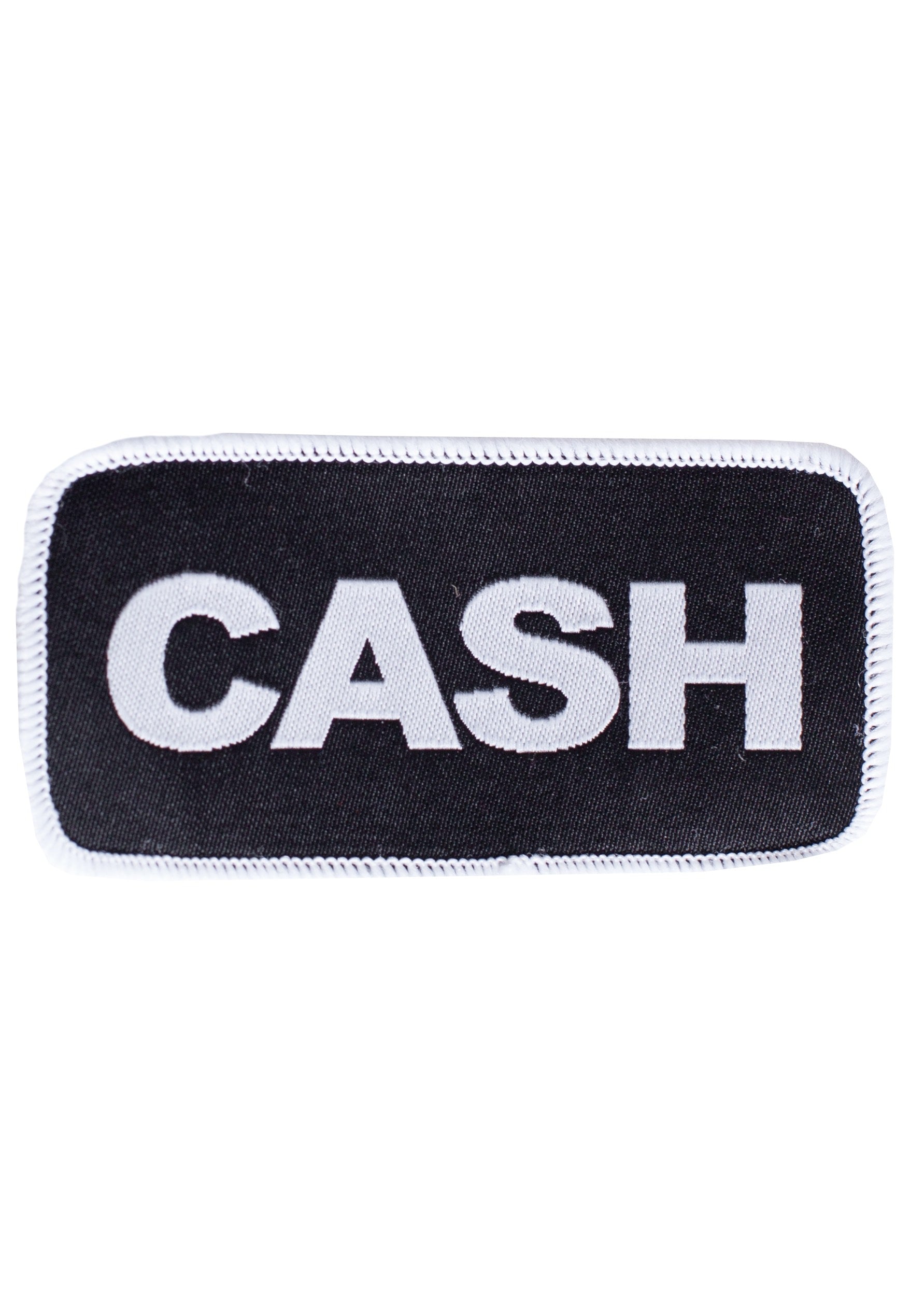 Johnny Cash Cash patch toppa ricamata nera onesize