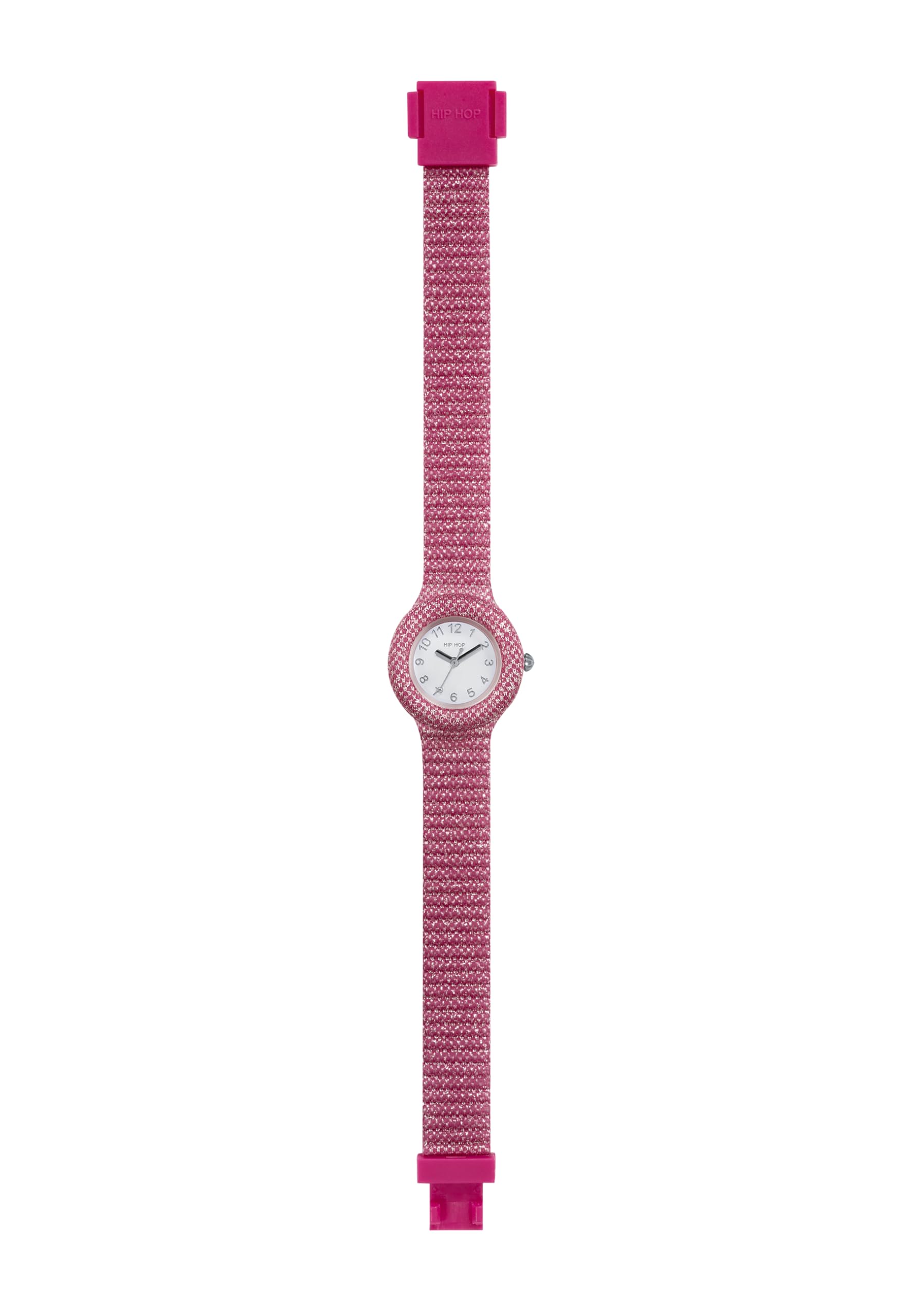 Hip Hop Shimmer Crush orologio donna silicone 32 mm lurex