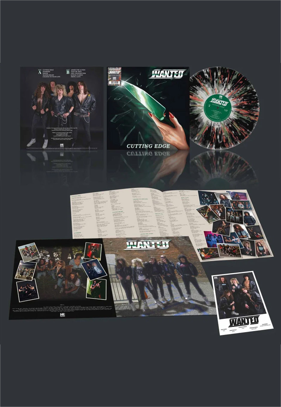 Wanted Cutting Edge vinile LP splatter black ice limited