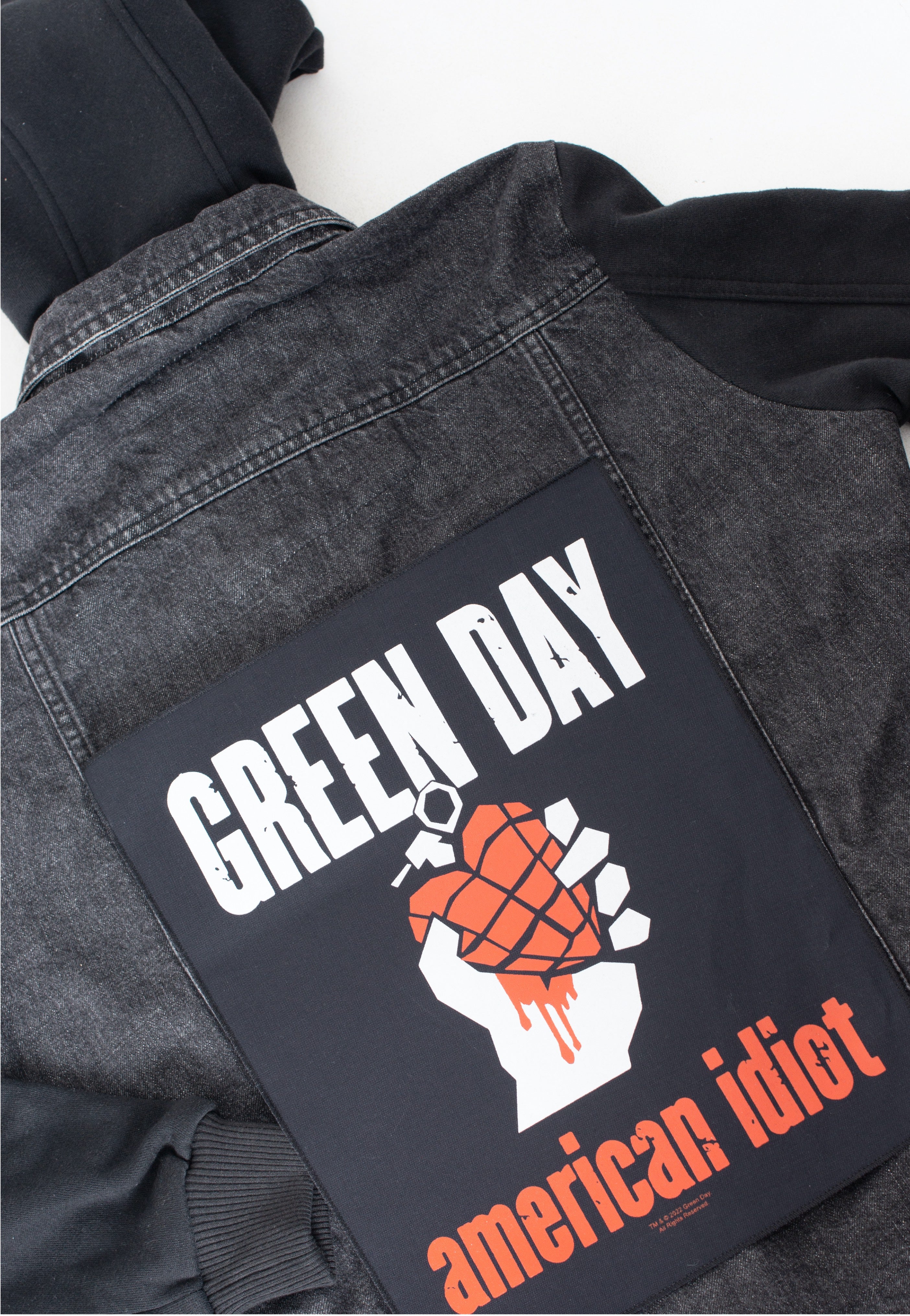 Green Day American Idiot backpatch toppa multicolore
