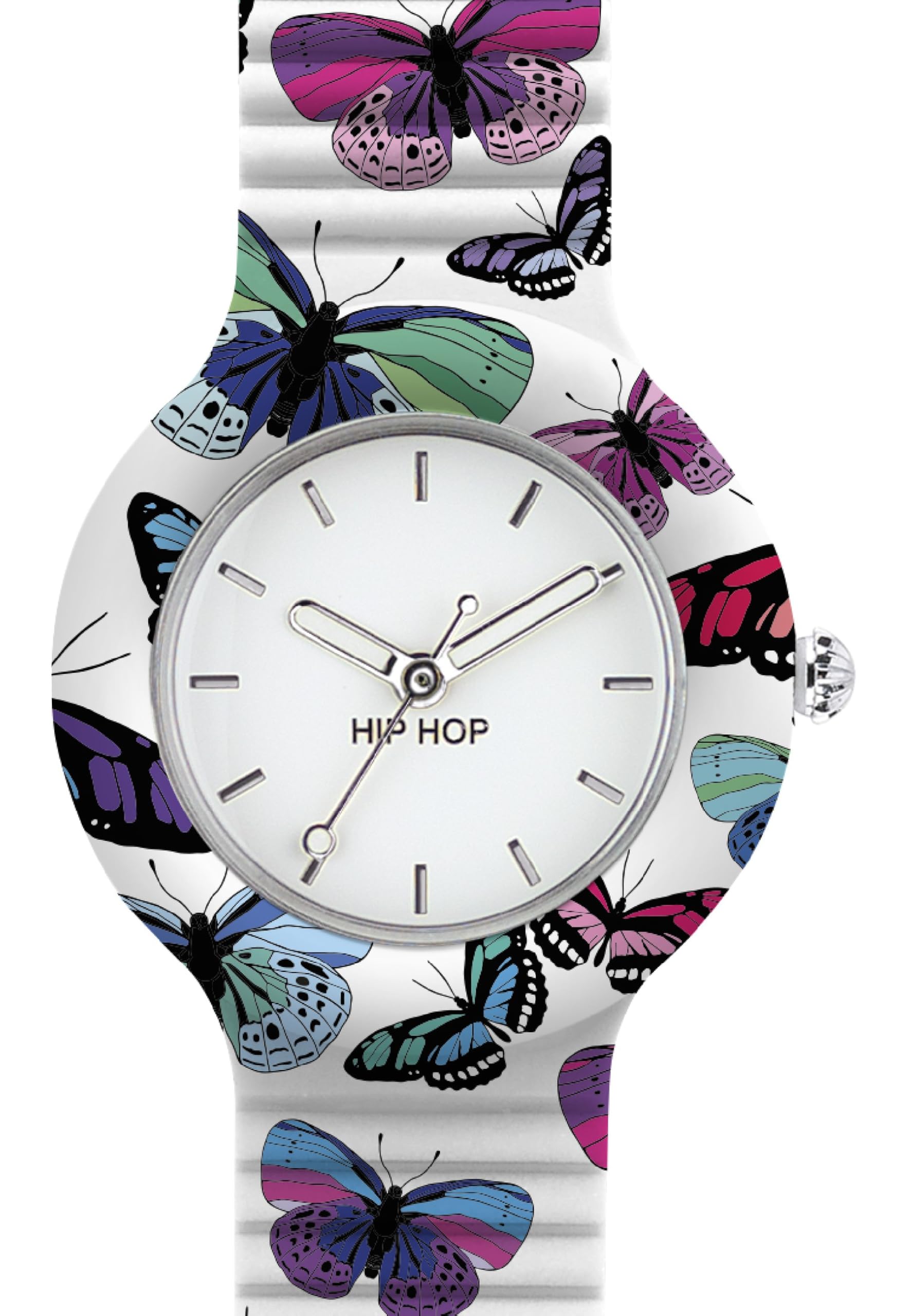 Hip Hop Animals Addicted Butterfly Orologio Donna Multicolor 32 mm