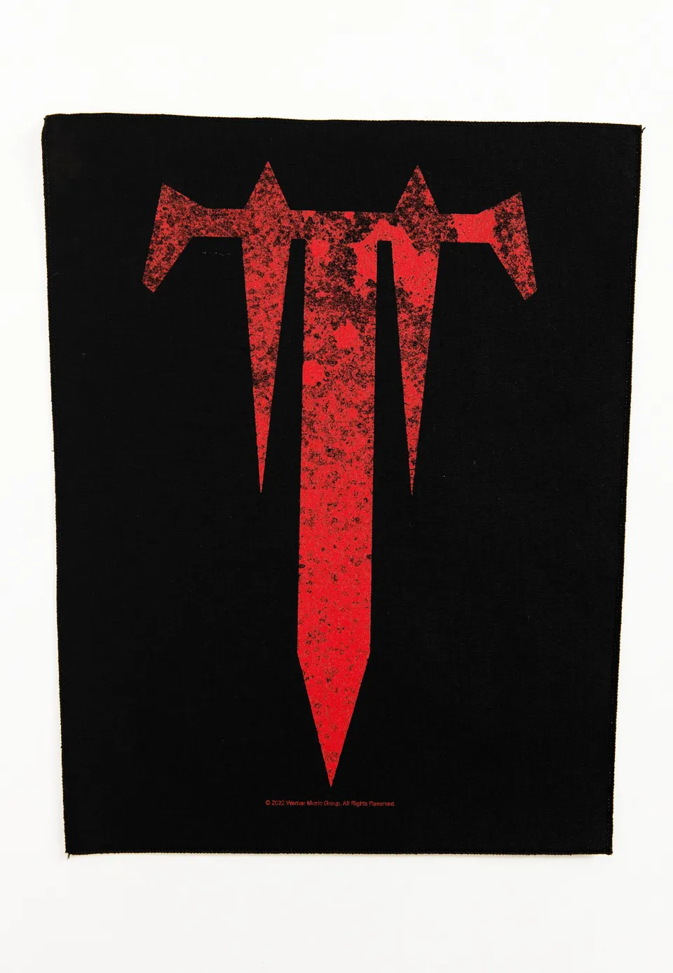 Trivium T backpatch toppa nera onesize
