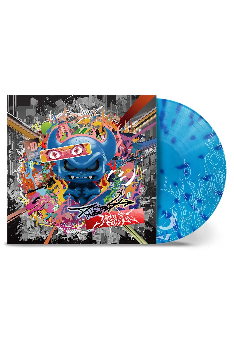 Paledusk Palehell Blue Demon Vinile LP Splatter Blu Limitato
