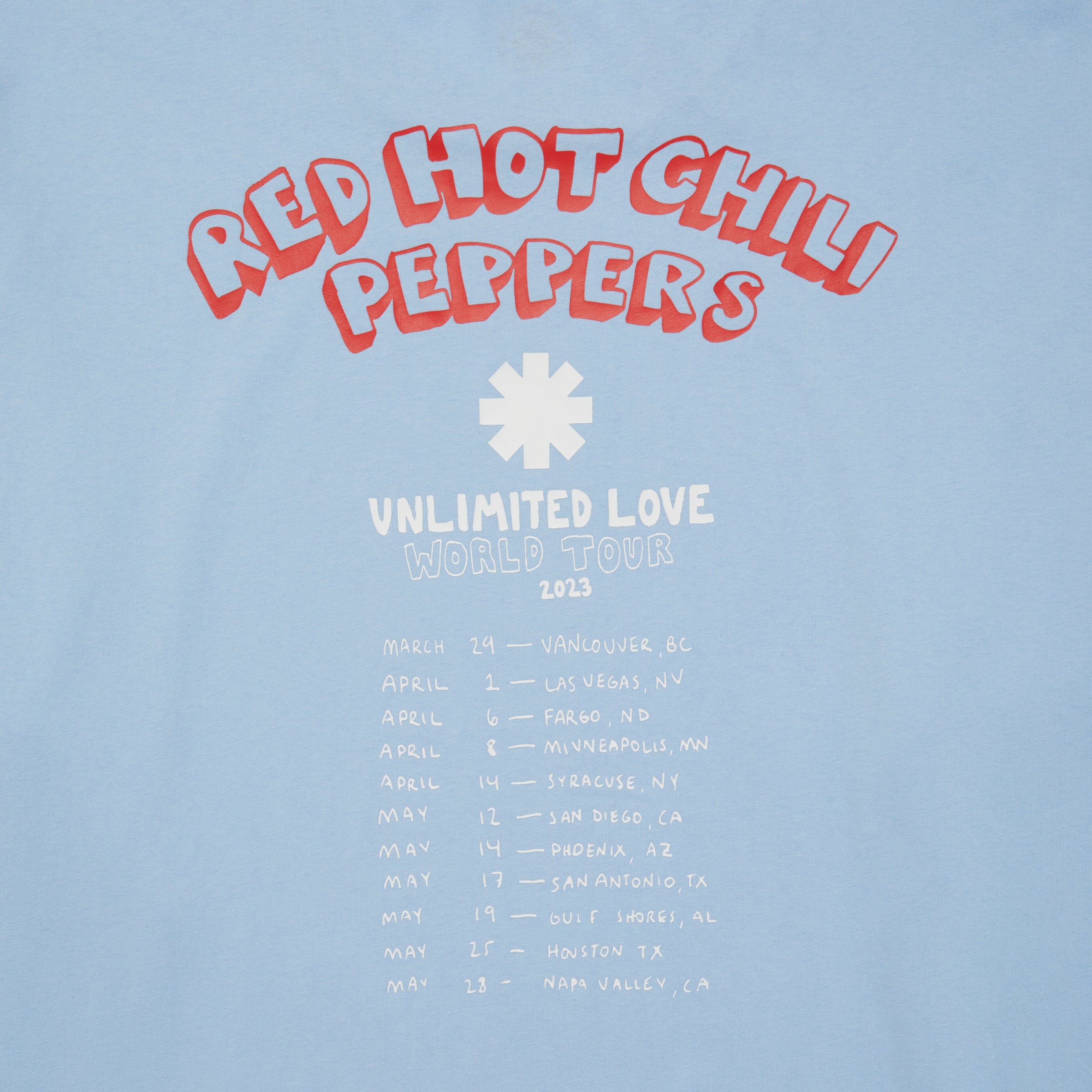 Red Hot Chili Peppers Four Wise Men maglietta azzurra L