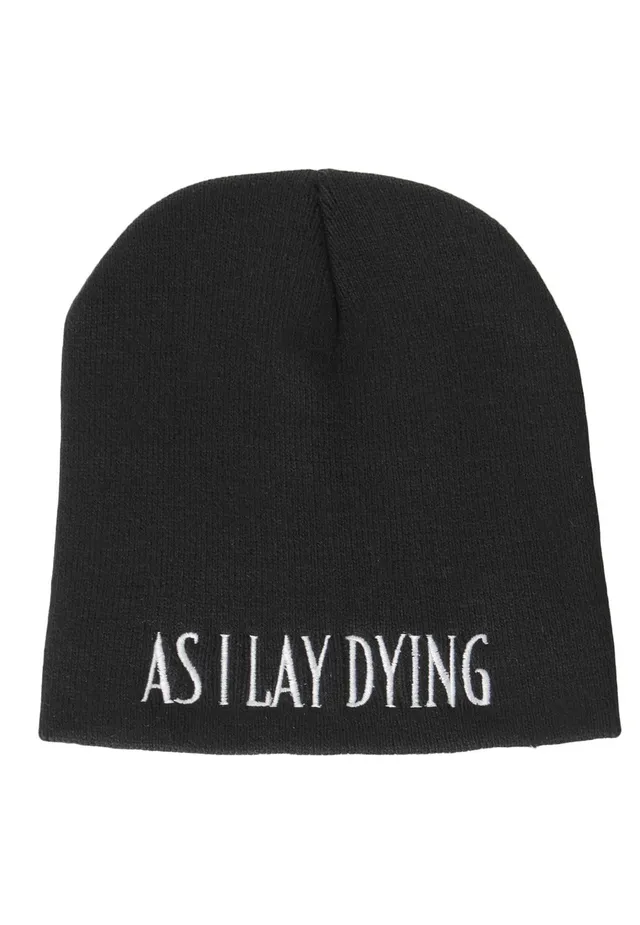 As I Lay Dying Logo beanie cappello nero onesize metalcore