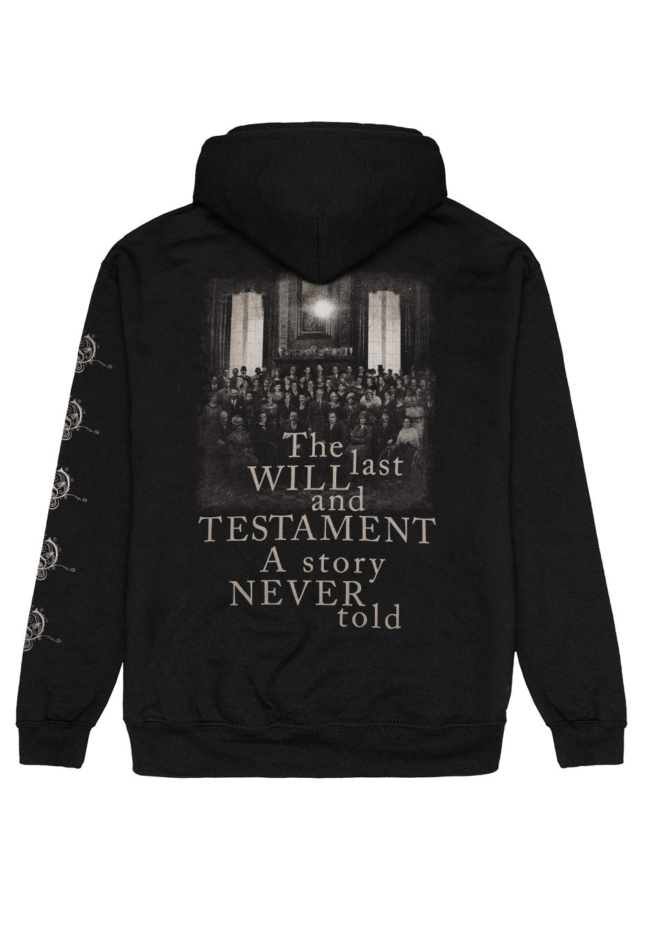 Opeth The Last Will And Testament felpa zip nera