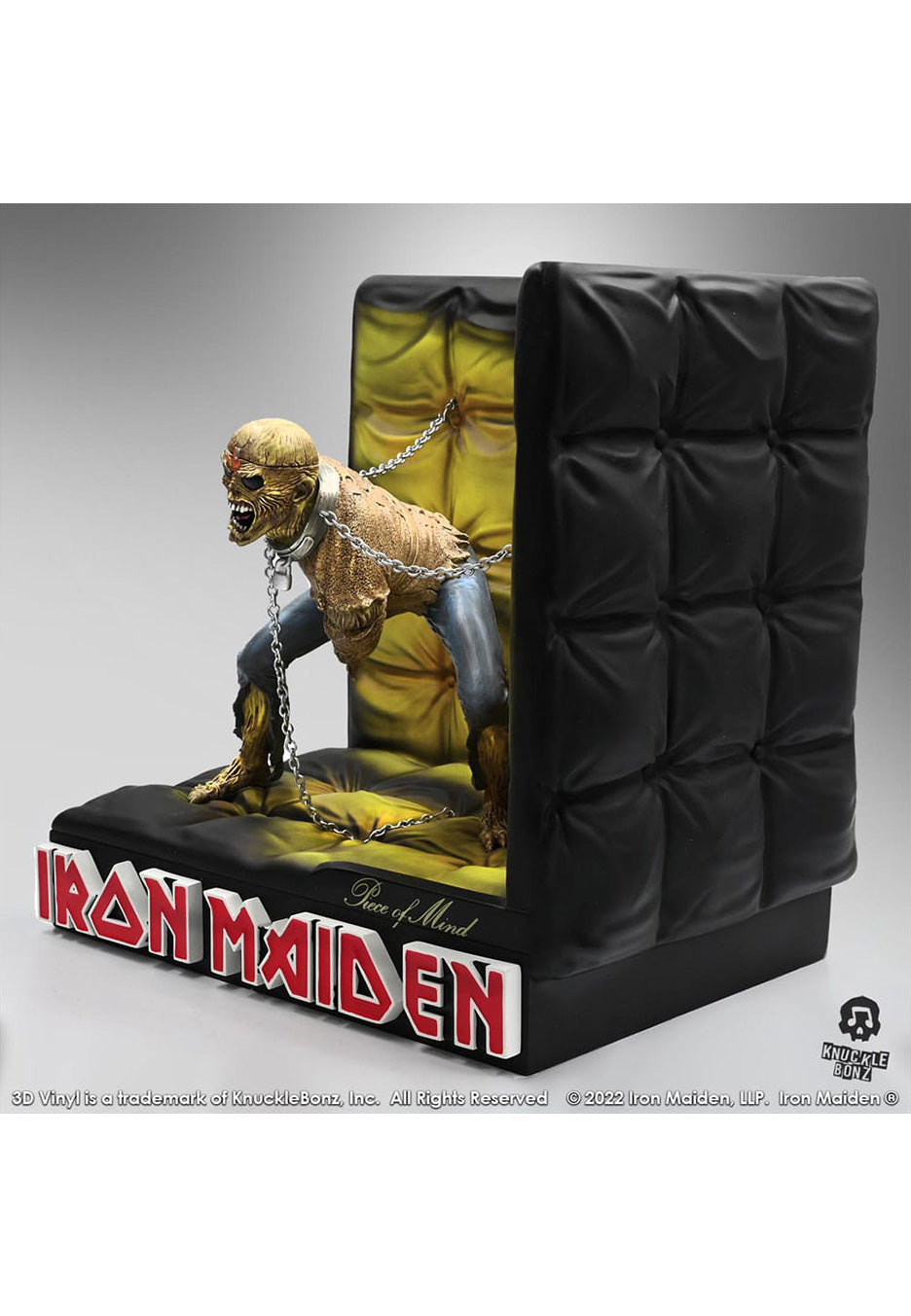 Iron Maiden Piece Of Mind statua 3D vinile da collezione