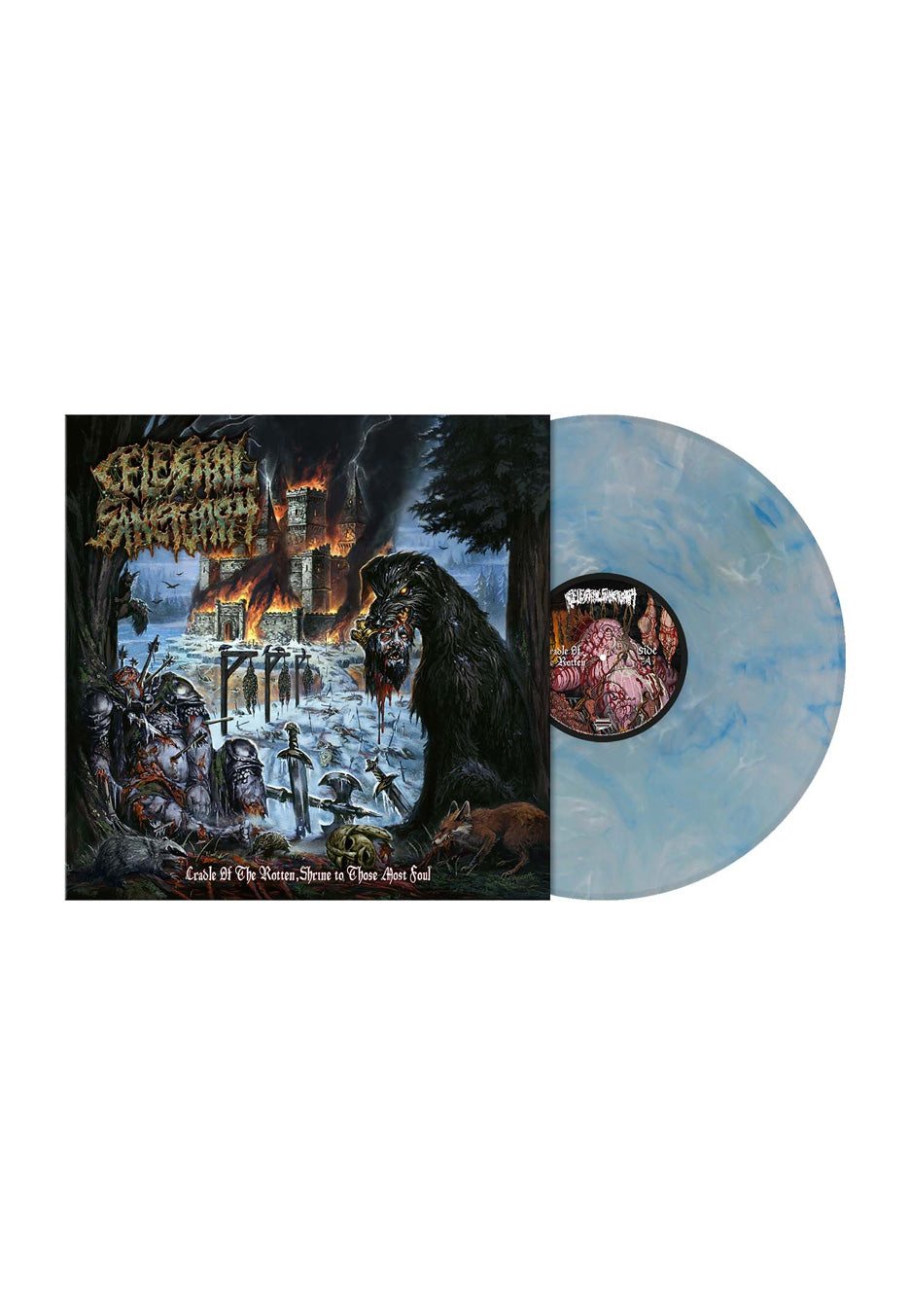 Celestial Sanctuary Cradle Of The Rotten Vinile LP Marbled Death Metal