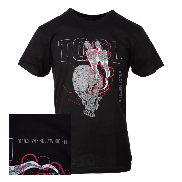 Tool 2024 Tour Hollywood maglietta concerto uomo