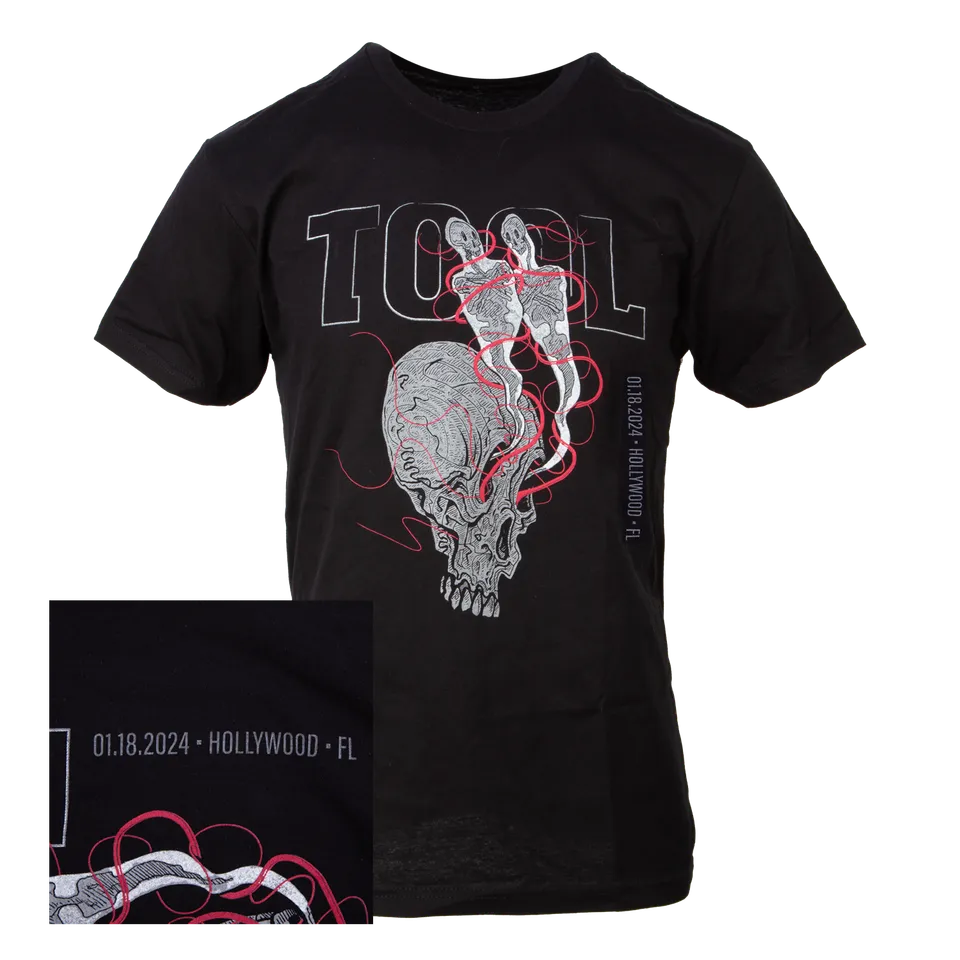 Tool 2024 Tour Hollywood maglietta concerto uomo