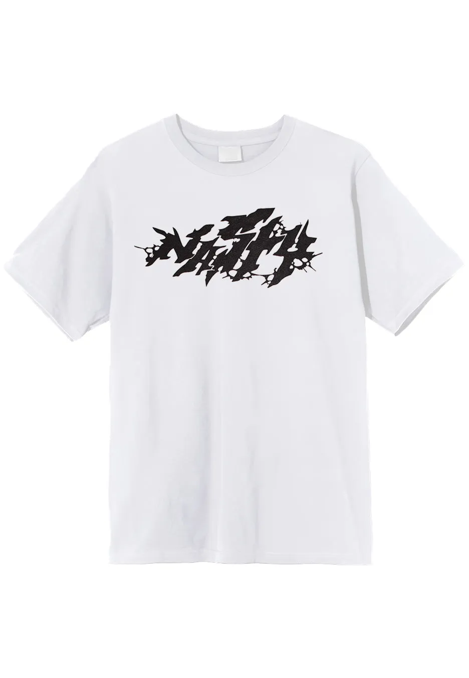 Nasty Anti Social T-Shirt maglietta bianca uomo