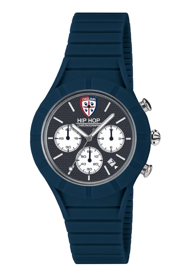 Hip Hop Master Cagliari orologio uomo blu crono