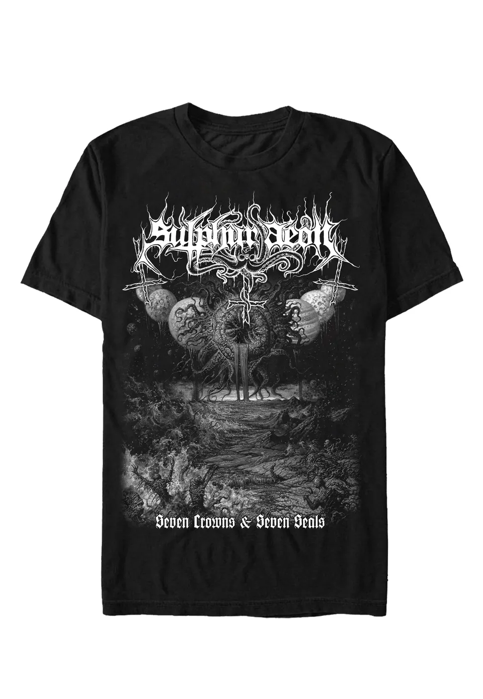 Sulphur Aeon Seven Crowns T-Shirt nera death