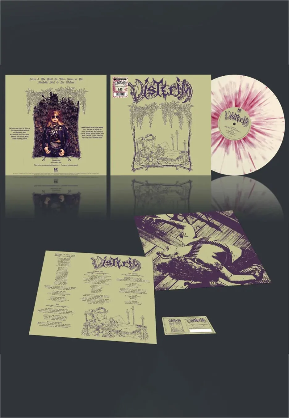 Visteria Visteria Vinile LP Bone Purple Splatter Thrash Metal