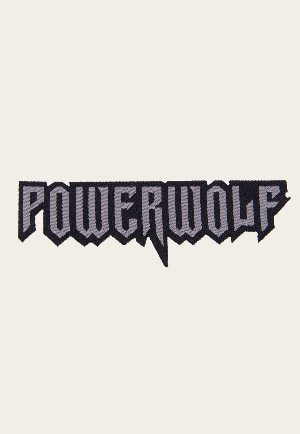 Powerwolf Logo Cut Out patch nera