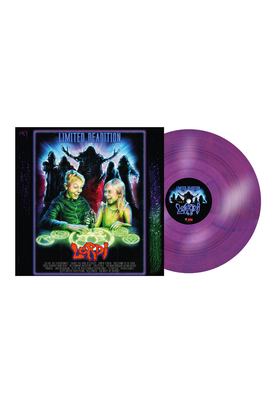 Lordi Limited Deadition vinile marbled rosa blu