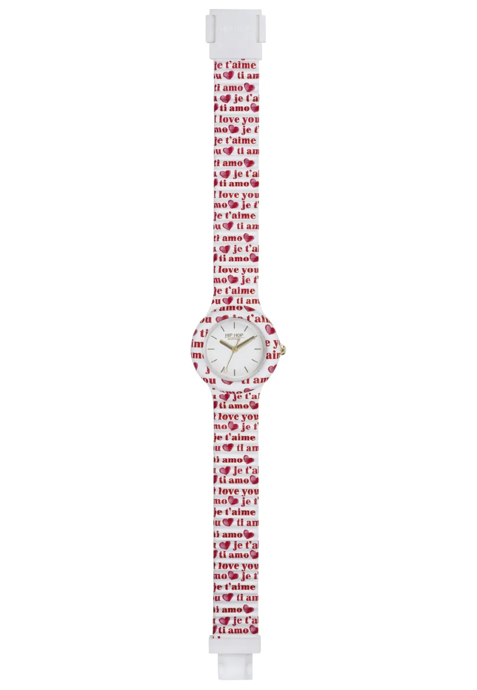 Hip Hop Hero 32 HWU0975 orologio donna love bianco cuori