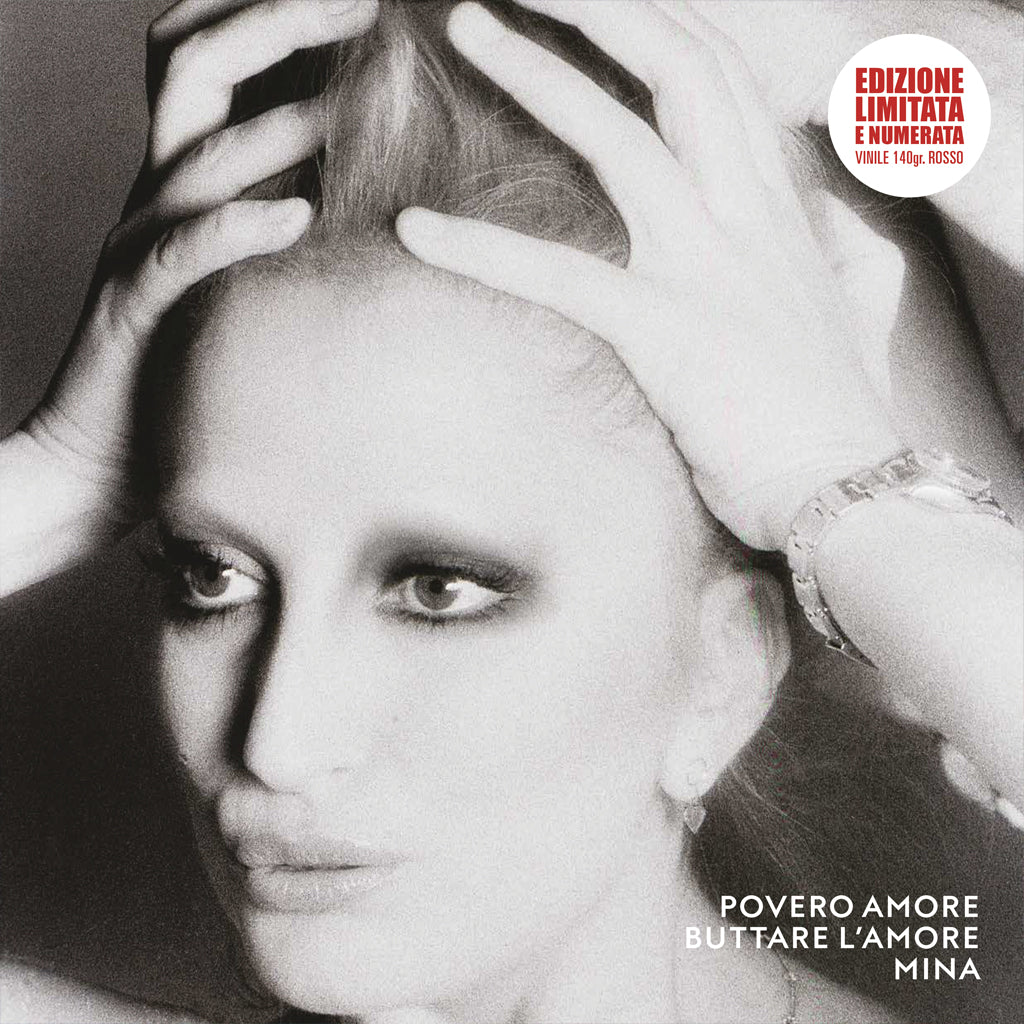 Mina Povero Amore Buttare L'Amore LP 45 giri rosso