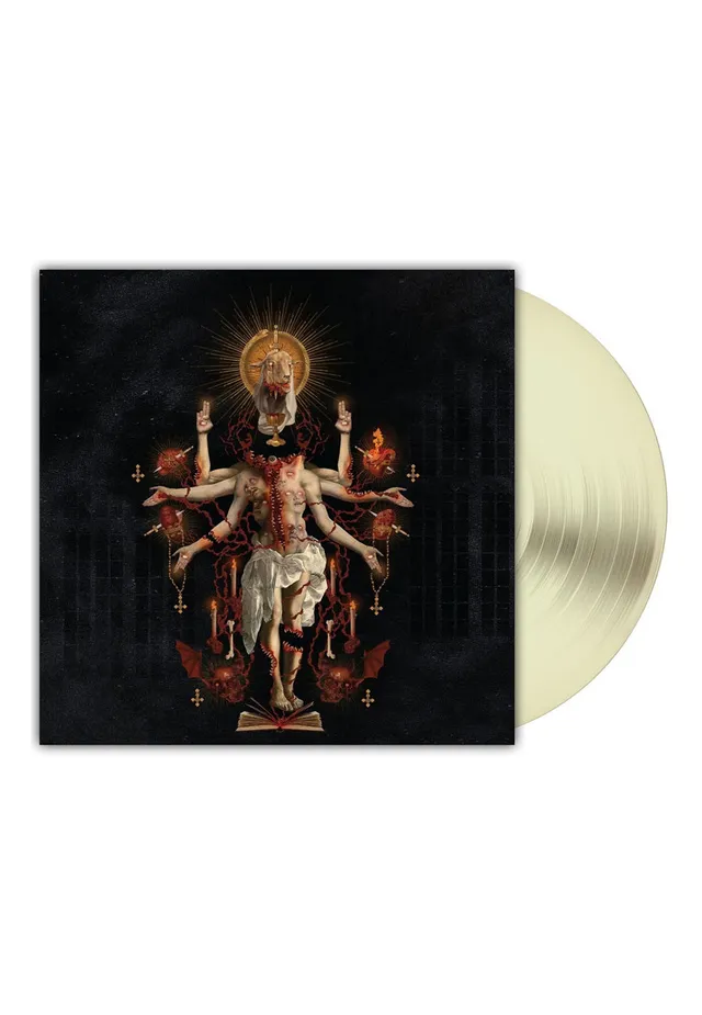 Satanic Planet Dead Deities Bone White vinile LP colorato limitato